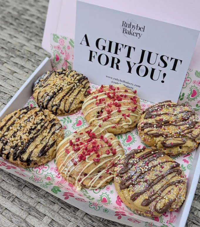 Letterbox cookies! Free gift message. Baked to order.