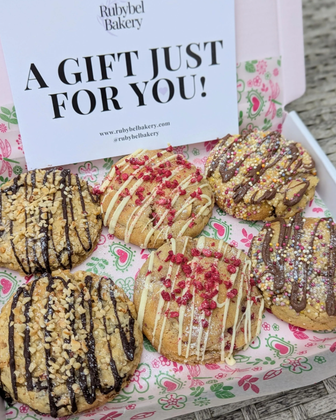 Letterbox cookies! Free gift message. Baked to order.
