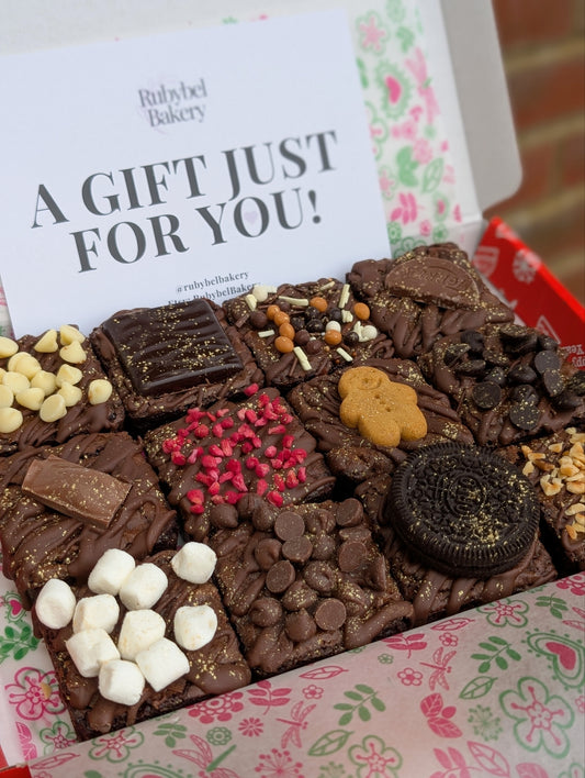 Festive Brownie Bite Selection Box
